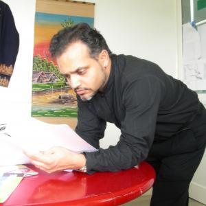 In my Office at Toonz India as Vice President of Creative Affairs.