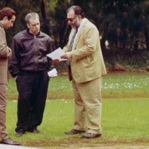 Al Pacino Francis Ford Coppola and Andy Garcia in Krikstatevis III 1990