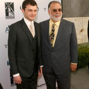 Francis Ford Coppola and Alden Ehrenreich at event of Tetro (2009)