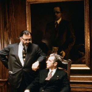 Al Pacino and Francis Ford Coppola in Krikstatevis III 1990