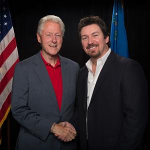 President Bill Clinton and Richard Wilk