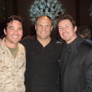 Dean Cain and Randy Couture with Richard Wilk