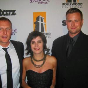 Hollywood Awards with actor Barret Walz and director Chris Folkens