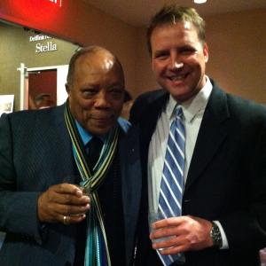 Quincy Jones and Tim Slaske New West Symphony Gala Santa Monica 2013