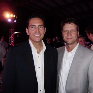 Jim Caviezel and Tim Slaske, Los Angeles