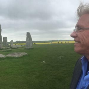 Michael Donahue location scouting at Stonehenge May 10 2015