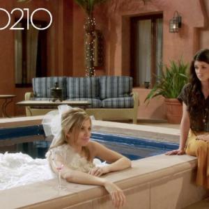 Still of Shenae Grimes-Beech and AnnaLynne McCord in 90210 (2008)