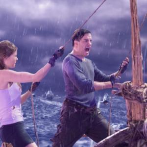 Still of Brendan Fraser and Anita Briem in Journey to the Center of the Earth 2008