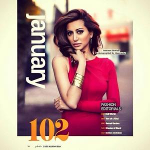 Noureen DeWulf in the January 2014 Issue of Cliche Magazine
