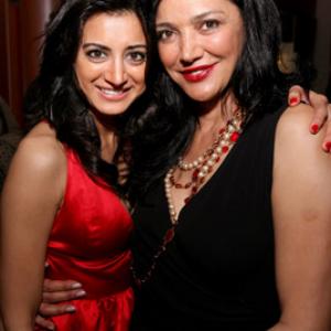 Shohreh Aghdashloo and Noureen DeWulf at event of American Dreamz 2006