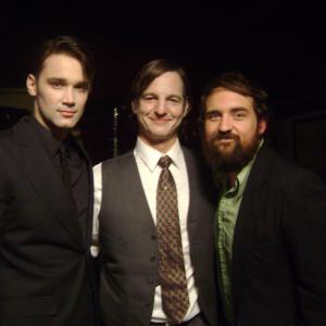 Josh Nuncio, William Mapother, and Director Shaun Peterson on the set of I <3 Vampires