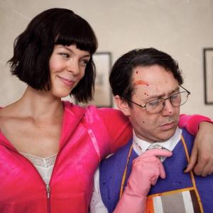 As Lizzie in Him Indoors with Reece Shearsmith