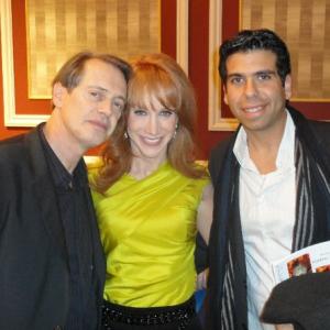 Steve Buscemi  Kathy Griffin and Director Elias Plagianos at The Friars Club Roast for Quentin Tarantino After Party