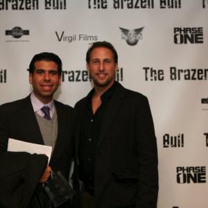 Director Elias Plagianos and Producer Craig Blair at The Brazen Bull Premiere
