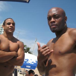 In Brazil with Anderson Silva for the UFC
