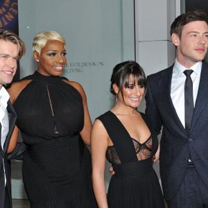 Lea Michele Cory Monteith NeNe Leakes and Chord Overstreet
