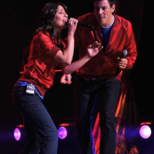Lea Michele and Cory Monteith at event of Glee 2009