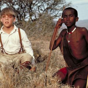 Still of Corey Carrier and Isaac Senteu Supeyo in The Young Indiana Jones Chronicles 1992