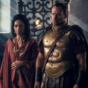 Still of Will Thorp and Joanne Whalley in AD The Bible Continues 2015
