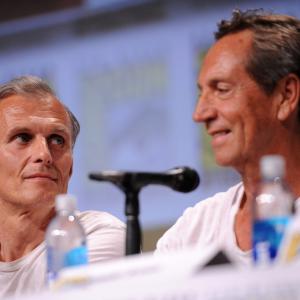 Jonathan Hyde and Richard Sammel at event of The Strain (2014)