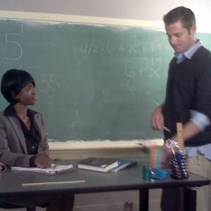 Ameona Almund on set as Sofie Premise in the film Dear Marcus Luke...In scene Kyle Lewis as Mr. Smith