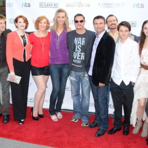 Edge of Salvation Cast with Director Luciano Saber and Jeremy London.