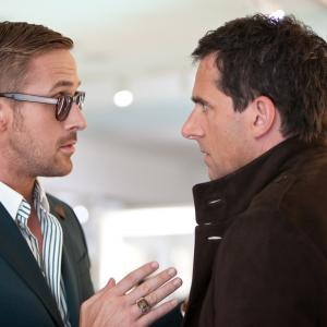 Still of Steve Carell and Ryan Gosling in Kvaila, beprotiska meile (2011)