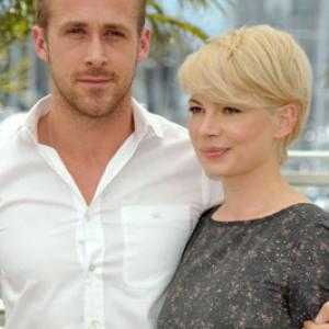 Actors Ryan Gosling and Michelle Williams attend the Blue Valentine Photo Call held at the Palais des Festivals during the 63rd Annual International Cannes Film Festival on May 18 2010 in Cannes France
