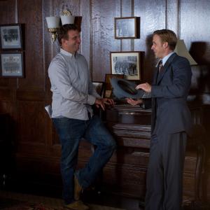 Still of Ruben Fleischer and Ryan Gosling in Gangsteriu medziotojai (2013)