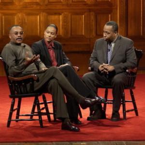 (left to right)Tommie Smith, Marion Jones, John Saunders