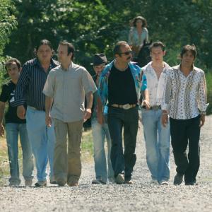 Tolga Çevik, Yilmaz Erdogan, Tuncer Salman, Öner Erkan and Ersin Korkut in Organize Isler (2005)