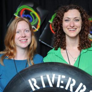 Susan Metzger and Ilana Turner at the River Run Film Festival.
