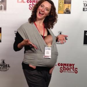 At LA Comedy Shorts Film Festival closing party. Premiere of Bun in the Oven 2: the Rebirth