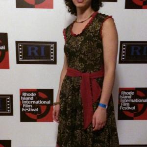 With her short film Behind the Wall at the Rhode Island International Film Festival
