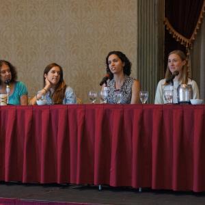 Speaking on a panel about women in film at the Rhode Island International Film Festival