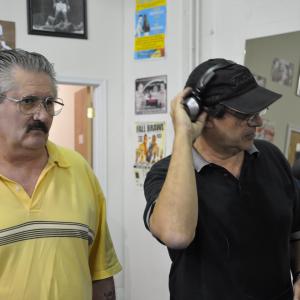 Robert Bizik & Sonny Vellozzi working the sound & camera for 