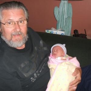 Robert with his Great Grand Daughter Hailee