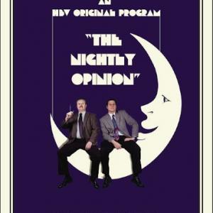 Robert Bizik  Sonny Vellozzi on the Poster for the short film Nightly Opinion
