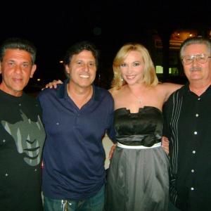 Frank Lisi, Sonny Vellozzi, Valerie Bauer & Robert Bizik at the wrap party for The Red Corvette