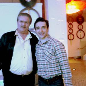 Robert with Rick Faugno who played Frankie Vallii the Las Vegas Production of the Jersey Boys