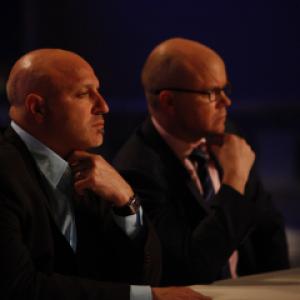 Still of Toby Young and Tom Colicchio in Top Chef 2006