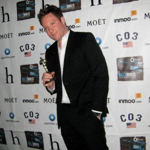 Winning Best Narrative at the HollyShorts Film Festival for SWERVE