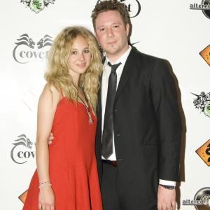 Actress Juno Temple  Director Brendan Gabriel Murphy at the SWERVE after party in NYC