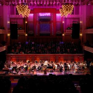 The Schermerhorn Symphony Center showing its colors during the taping of An Evening with Amy Grant part of the Opening Gala Weekend celebrations September 10 2006