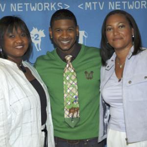 Usher Raymond, Jonnetta Patton and Christina Norman
