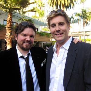 Marcus Dunstan and Patrick Melton at The Collector premiere
