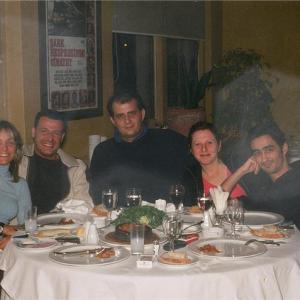 D. Daniel Vujic with IFR staff at the Orient Express restaurant Istanbul Turkey 2005