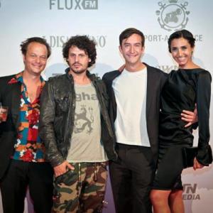 Narges Rashidi, Peter Weiss, Manuel Cortez and Director Oliver Rihs at the Premiere of Dating Lanzelot