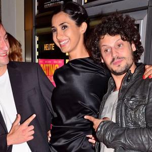 Narges Rashidi, Peter Weiss and Manuel Cortez at the Premiere of Dating Lanzelot