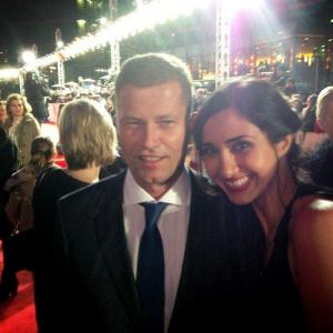 Narges Rashidi and Till Schweiger at the Premier of Kokowh 2